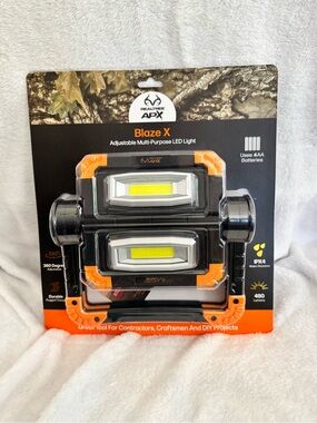 Realtree Blaze X Multi-Purpose LED Light in Black and Orange